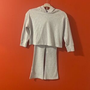 Old Navy Gray Matching Set Girls 6-7